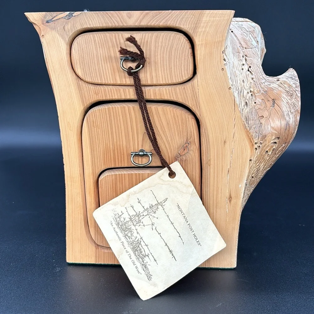 Montana Post Holes Jewelry Box